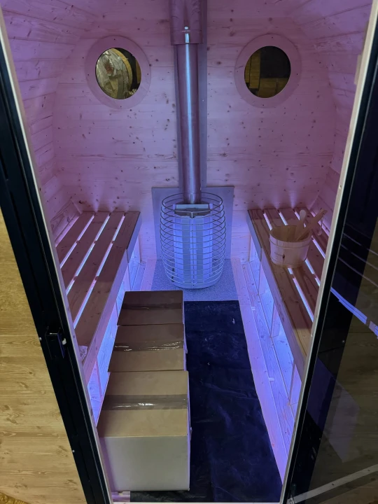 SpaDucha ECO – LED-Beleuchtung 12 V, warmes Ambiente für Saunagänge