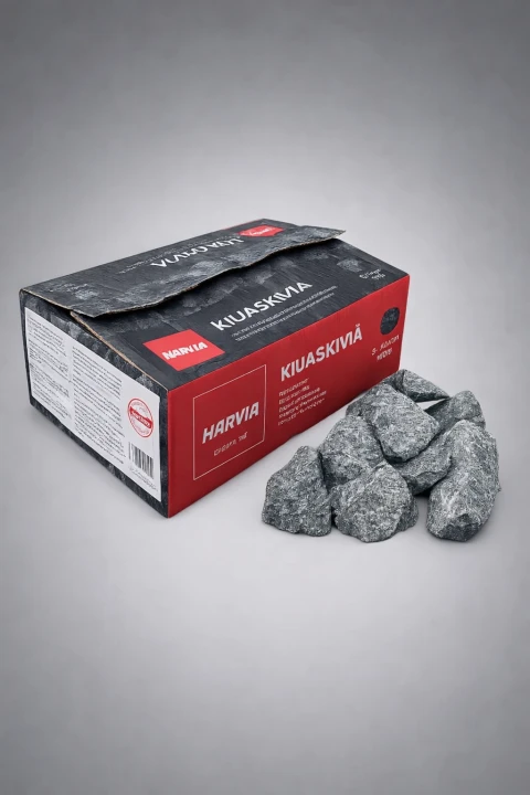 Harvia Saunasteine für intensiven Aufguss. Ideal für Fasssauna, Gartensauna und Innenbereich.