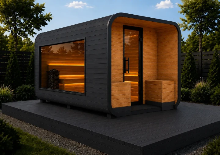 qubik-panorama-gartensauna-anthrazit-garten.webp