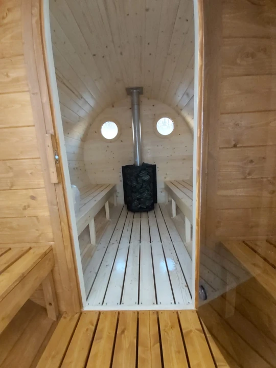 Mobile Sauna SpaDucha LUX – Innenbeleuchtung LED warmweiß